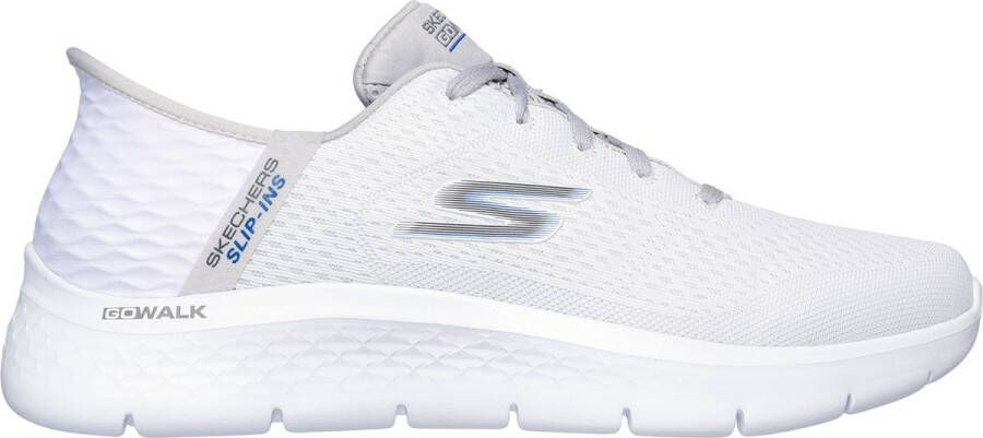 Skechers Slip-ins Go Walk Flex New World Heren Instappers Wit - Schoenen.nl