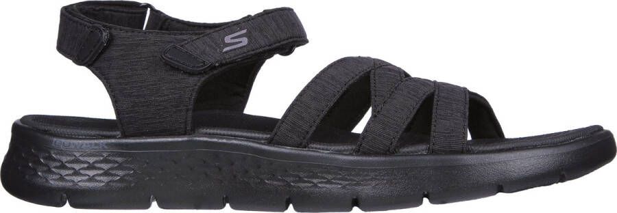 Skechers Go Walk Flex Sandal Sunshine Dames Sandalen Zwart