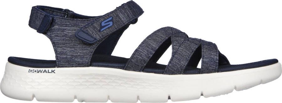Skechers Go Walk Flex Sandal Sunshine Dames Sandalen Donkerblauw - Foto 1