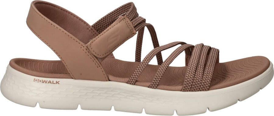 Skechers Go Walk Flex Sandalen Dames Taupe