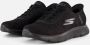 Skechers Go Walk Flex Smooth Motion Heren Instappers Zwart - Thumbnail 5