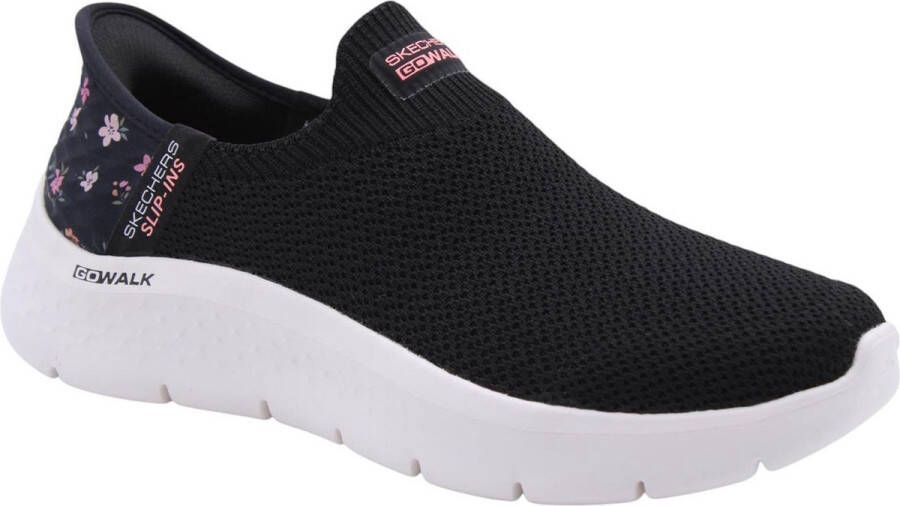 Skechers Slip-ins Go Walk Flex Sunset Rose Dames Instappers Zwart