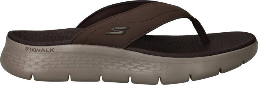 Skechers Go Walk Flex Vallejo Slippers Heren Bruin