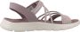 Skechers Sandalen GO WALK FLEX SANDAL instapschoen zomerschoen plateausandaal met goga mat voetbed - Thumbnail 1