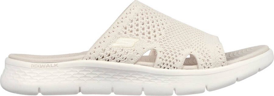 Skechers Slippers GO WALK FLEX SANDAL-ELATION sleehak zomerschoen slippers met goga mat voetbed