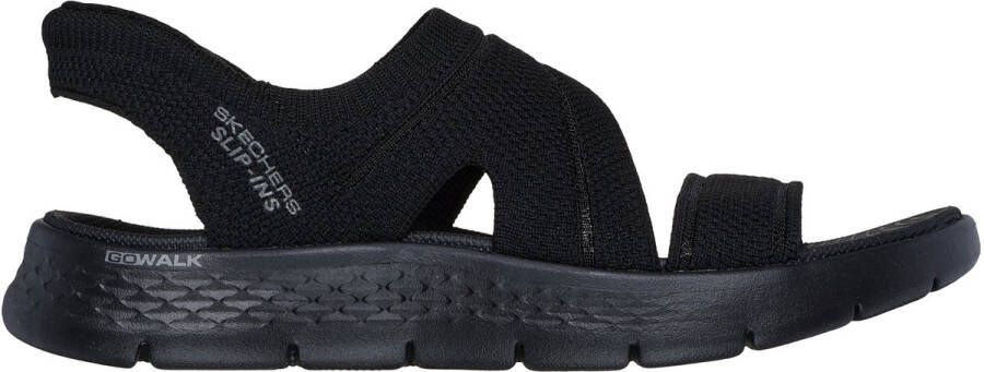 Skechers Slip-ins Go Walk Flex Zandal-Enticing Dames Sandalen Zwart