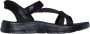 Skechers Slip-ins Go Walk Flex Zandal Illumin Dames Sandalen Zwart - Thumbnail 2