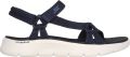 Skechers Sandalen GO WALK FLEX SANDAL-SUBLIME-X zomerschoen sandaal klittenbandschoen met goga mat voetbed - Blauw