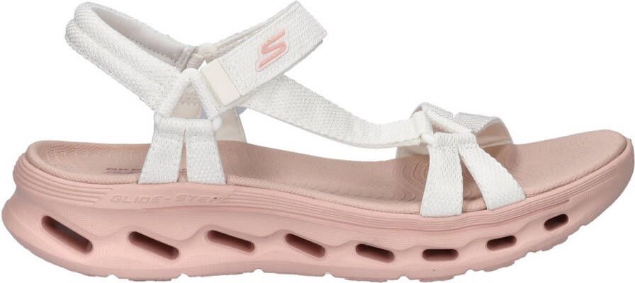 Skechers Go Walk Glide-Step dames sandaal Wit multi