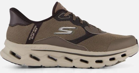 Skechers Go Walk Glide-Step 2.0 Zac Heren Instappers Bruin