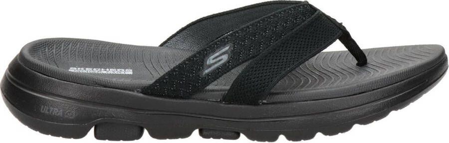 Skechers Go Walk Sun Kiss dames slipper Zwart