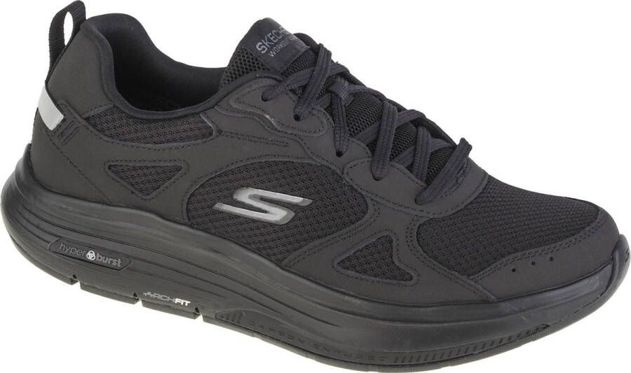 Skechers Go Walk Workout Walker 216441 BBK Mannen Zwart Sneakers Sportschoenen