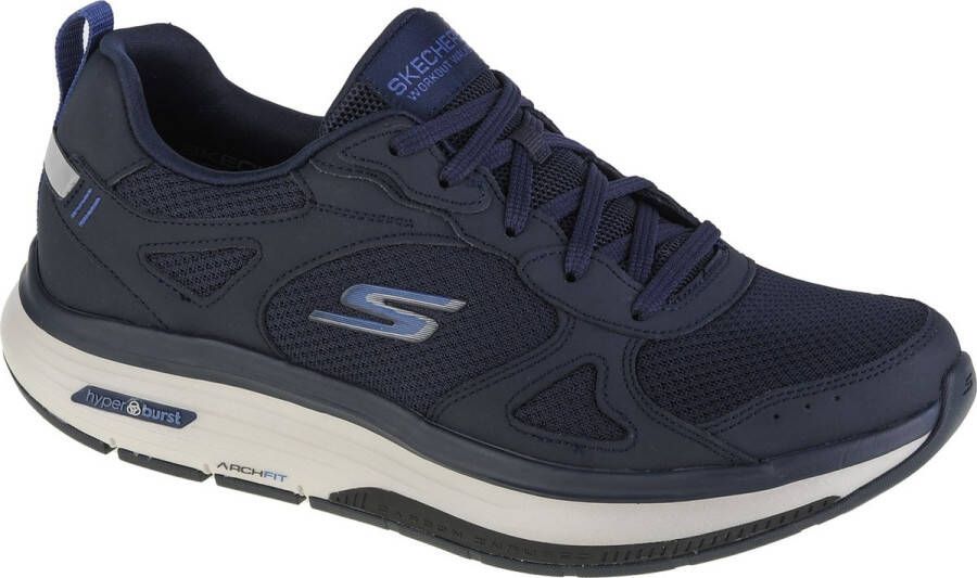Skechers Go Walk Workout Walker 216441-NVY Mannen Marineblauw Sneakers Sportschoenen
