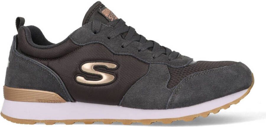 Skechers Sneakers GoldN Gurl Vrijetijdsschoen halfschoen veterschoen met air-cooled memory foam