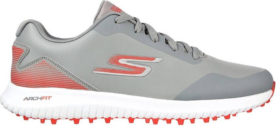 Skechers Golf Go Golf Max 2 Arch Fit golfschoenen voor heren Grijs Rood waterdicht