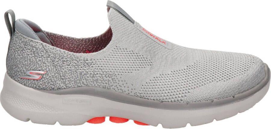 Skechers Go Walk 6 124502 GYCL Vrouwen Grijs Sneakers Sportschoenen - Foto 1