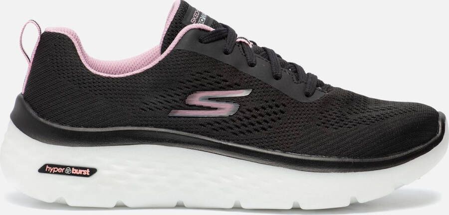 Skechers GOwalk Hyper Burst sneakers zwart roze Dames
