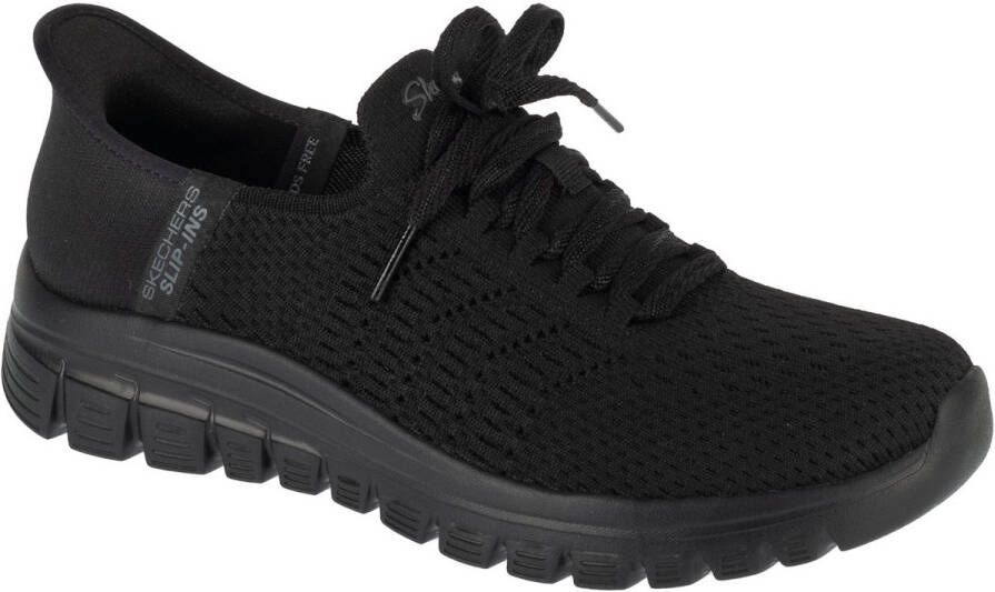 Skechers Graceful First Blush Vrouwen Zwart Sneakers