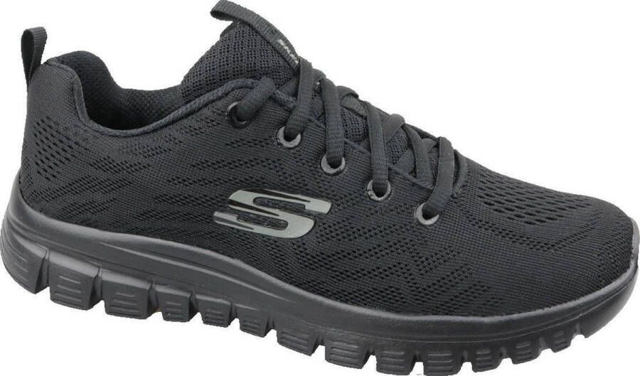 Skechers Sportschoenen Dames GRACEFUL-GET CONNECTED 12615 BKW Black White