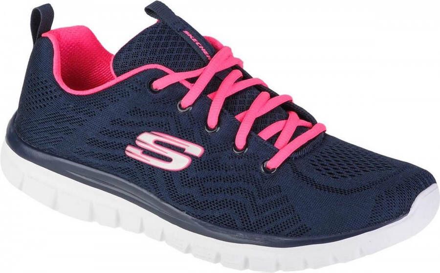 Skechers Graceful Get Connected 12615 NVHP Vrouwen Marineblauw sneakers