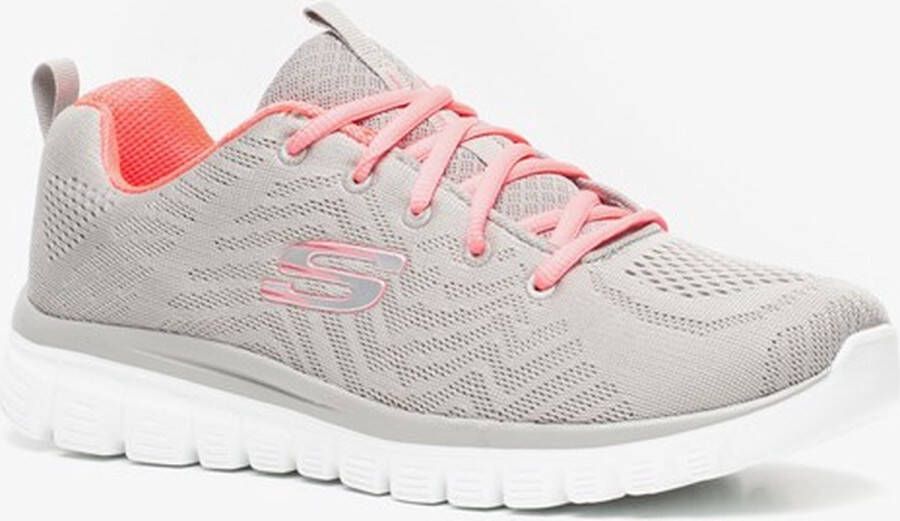 Skechers Sneakers Graceful Get Connected met memory foam vrijetijdsschoen lage schoen veterschoen
