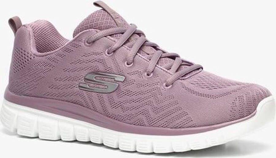 Skechers Sneakers Graceful Get Connected met memory foam vrijetijdsschoen lage schoen veterschoen