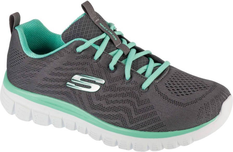 Skechers Graceful Get Connected Vrouwen Grijs Sneakers