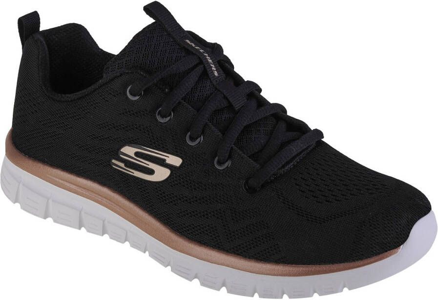 Skechers Graceful Get Connected Vrouwen Zwart Sneakers
