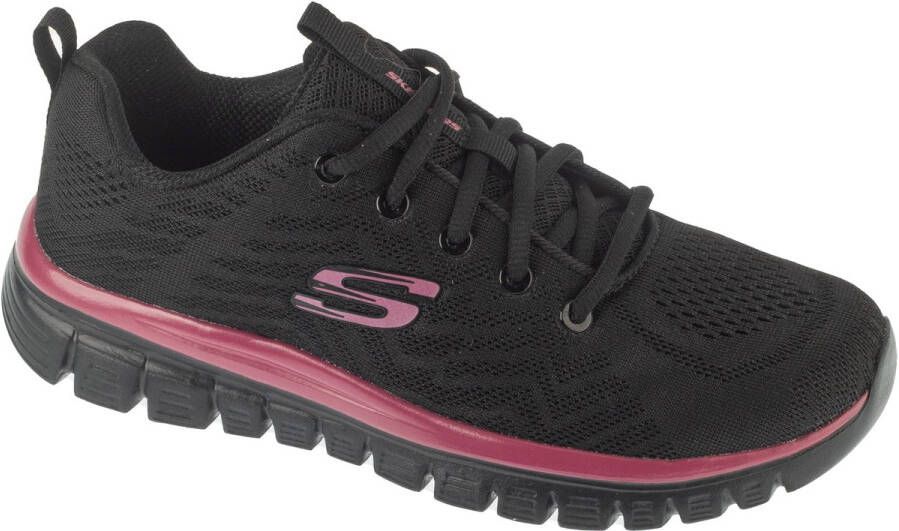 Skechers Sport Womens GRACEFUL GET CONNECTED Vrouwen Zwart Mauve 12615 BKMV