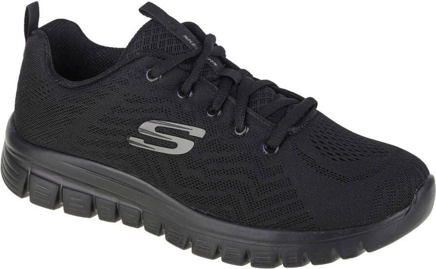 Skechers Graceful Get Connected Vrouwen Zwart Sneakers
