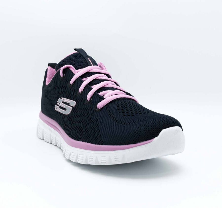 Skechers Sport Dames GRACEFUL GET CONNECTED Sneakers Dames Blauw