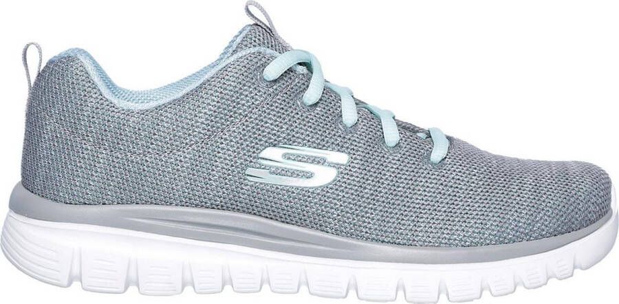 Skechers Sneakers Graceful Twisted Fortune met memory foam vrijetijdsschoen lage schoen veterschoen - Foto 2
