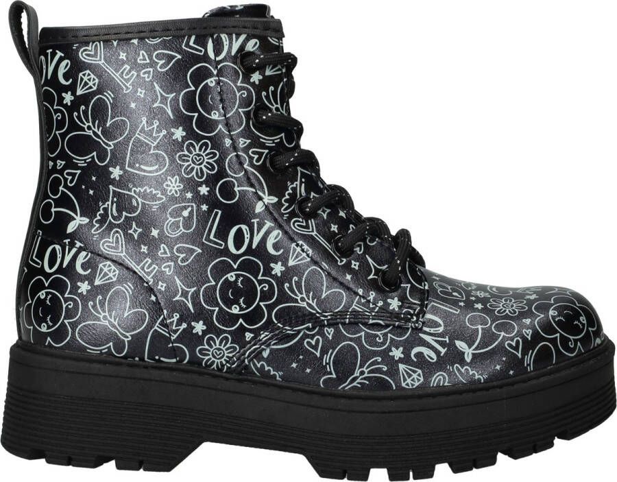 Skechers Gravlen Hi Veterboots Meisjes Zwart