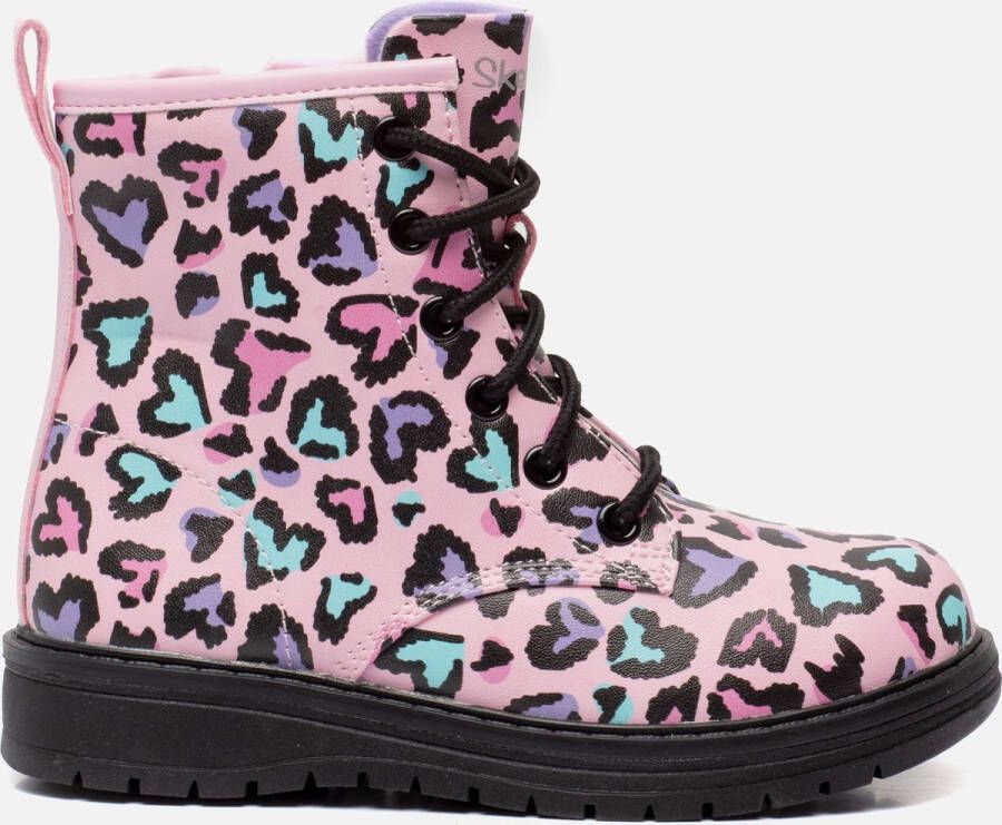Skechers Wilde dierenprint ritslaars Multicolor Dames