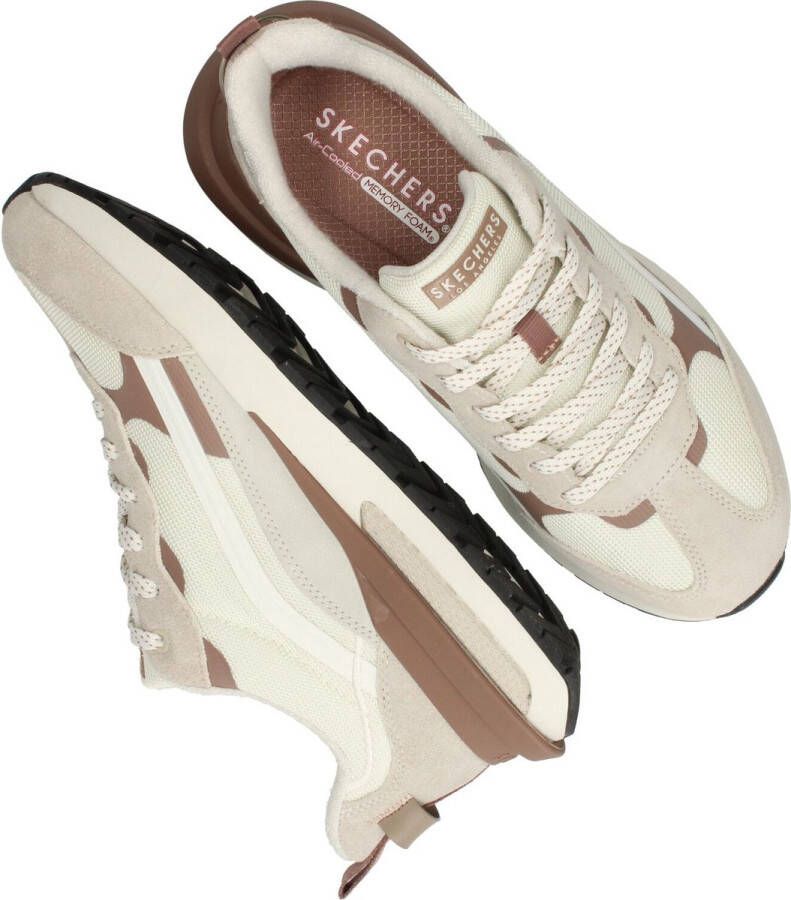 Skechers Halos Infinite Jogger Sneaker Vrouwen Bruin beige