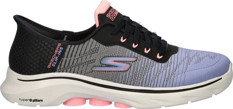 Skechers Hand Free Slip-Ins GoWalk 7 dames sneaker Zwart multi