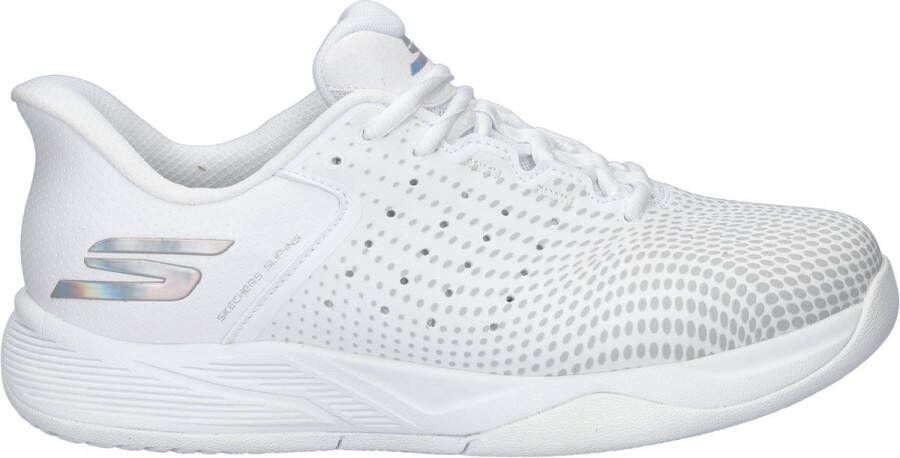 Skechers Hands Free Slip-In Arch Fit Vipert Court dames sneaker Wit
