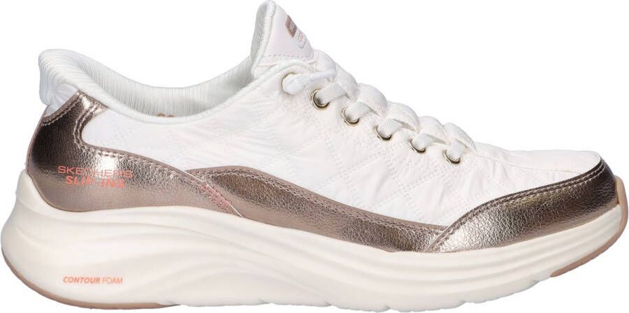 Skechers Hands Free Slip-In Contour Foam dames instapschoen Wit multi