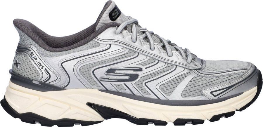 Skechers Hands Free Slip-In Stamina Sport heren sneaker Zilver