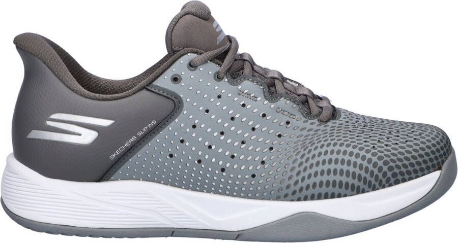 Skechers Hands Free Slip-Ins Arch Fit Viper Court Road heren sneaker Taupe