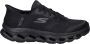 Skechers Hands Free Slip-Ins Go Walk Glid-Step 2.0 dames sneaker Zwart - Thumbnail 1