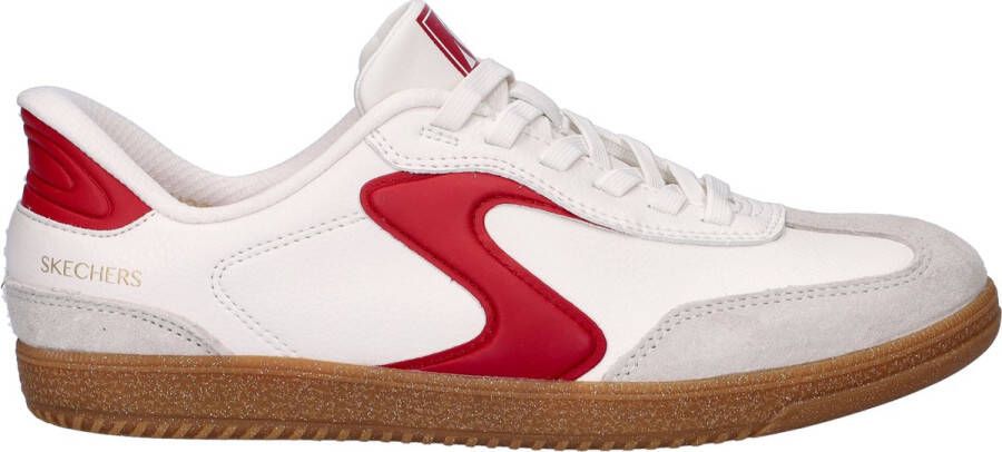 Skechers Hands Free Slip-Ins Hotshot Kick-off dames sneaker Wit rood