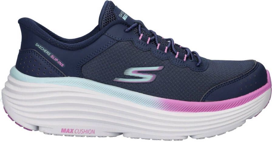 Skechers Hands Free Slip-Ins Max Cushioning Endeavor dames sneaker Blauw multi