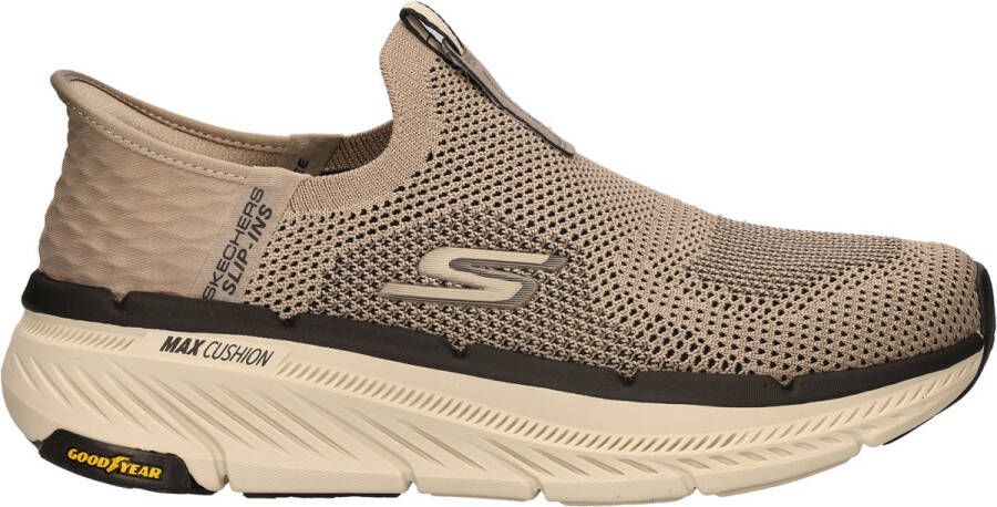 Skechers Hands Free Slip-Ins Max Cushioning Premium 2.0 heren instapschoen Taupe