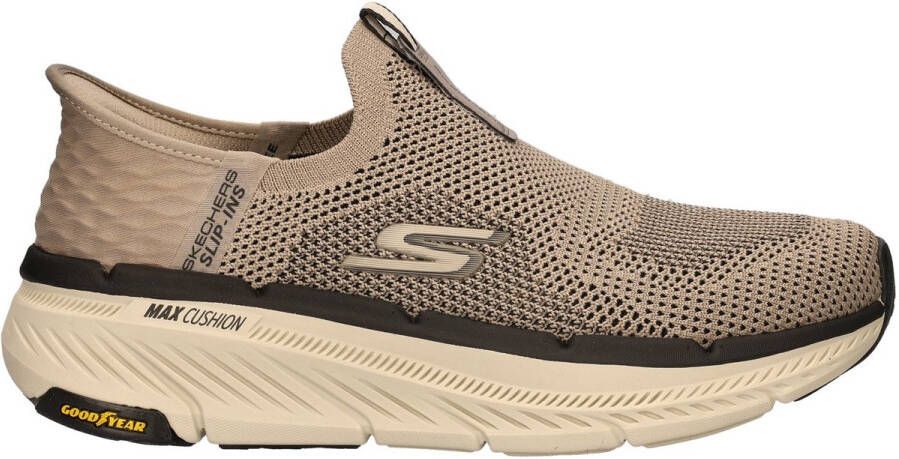 Skechers Hands Free Slip-Ins Max Cushioning Premium 2.0 heren instapschoen Taupe
