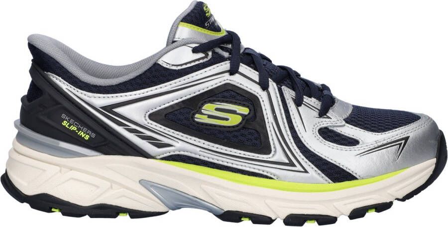 Skechers Hands Free Slip-Ins Stamina Sport heren sneaker Zilver