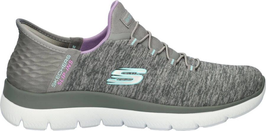 Skechers Instappers SUMMITS DAZZLING HAZE Slip-ins sneaker vrijetijdsschoen met subtiele contrastdetails