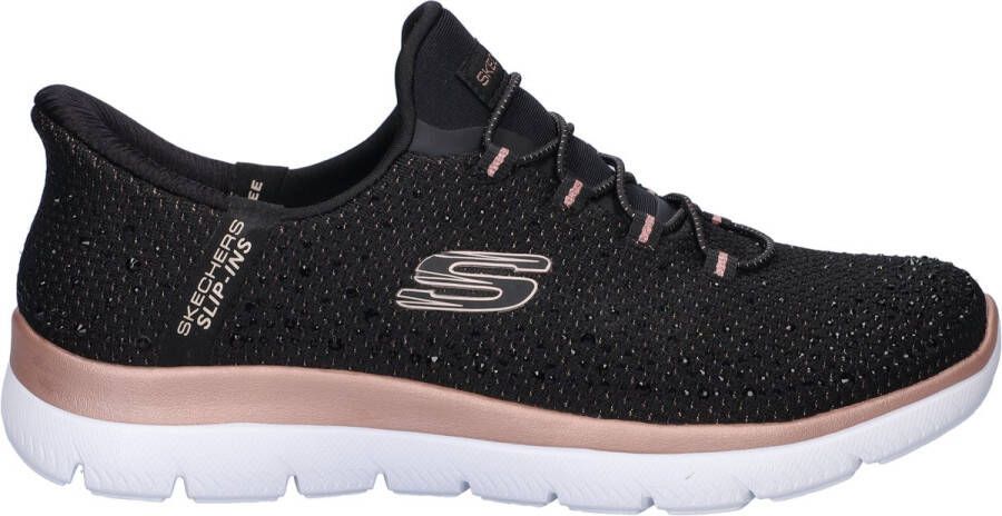 Skechers Hands Free Slip-Ins Summits dames sneaker Zwart