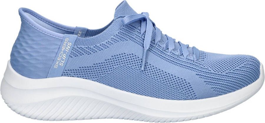 Skechers Hands Free Slip-Ins Ultra Flex dames sneaker Blauw wit