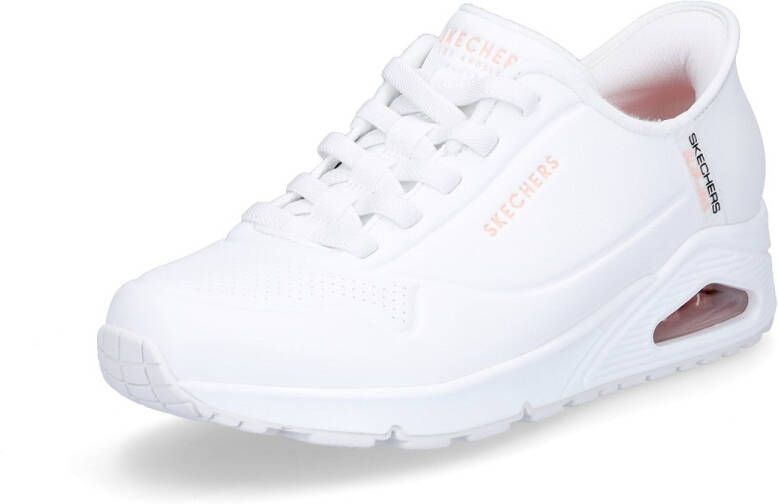 Skechers Hands Free Slip-Ins Uno dames sneaker art 177112 WHT Wit